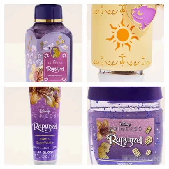 Bath & Body Works Disney Princess Rapunzel Light-up Pocket Holder, Soap, Lip Set - Picture 2 of 7